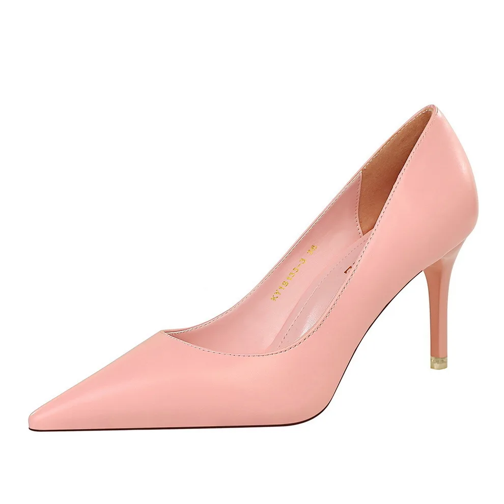 2025 Korean Fashion Simple Versatile Ladies Wedding Shoes High Heel Shallow Mouth Pointed Professional Slim Women's Single Pumps
2025 Korean Fashion Simple Versatile Ladies Wedding Shoes High Heel Shallow Mouth Pointed Professional Slim Women's Single Pumps