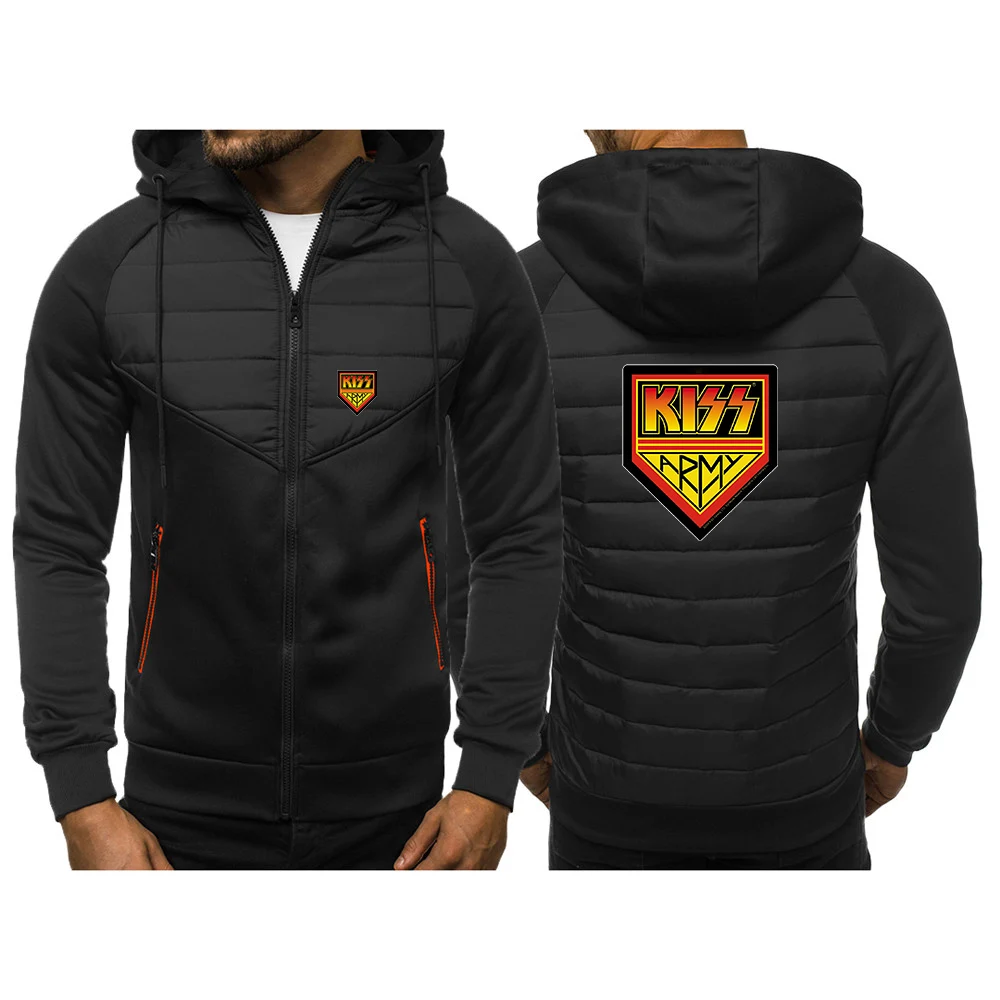 Rock Band Kiss 2024 NEW Men's Spring And Autumn Leisure Fashion Jacket Three-Color Stitching Sweatshirts Cotton Comfortable Top
Rock Band Kiss 2024 NEW Men's Spring And Autumn Leisure Fashion Jacket Three-Color Stitching Sweatshirts Cotton Comfortable Top