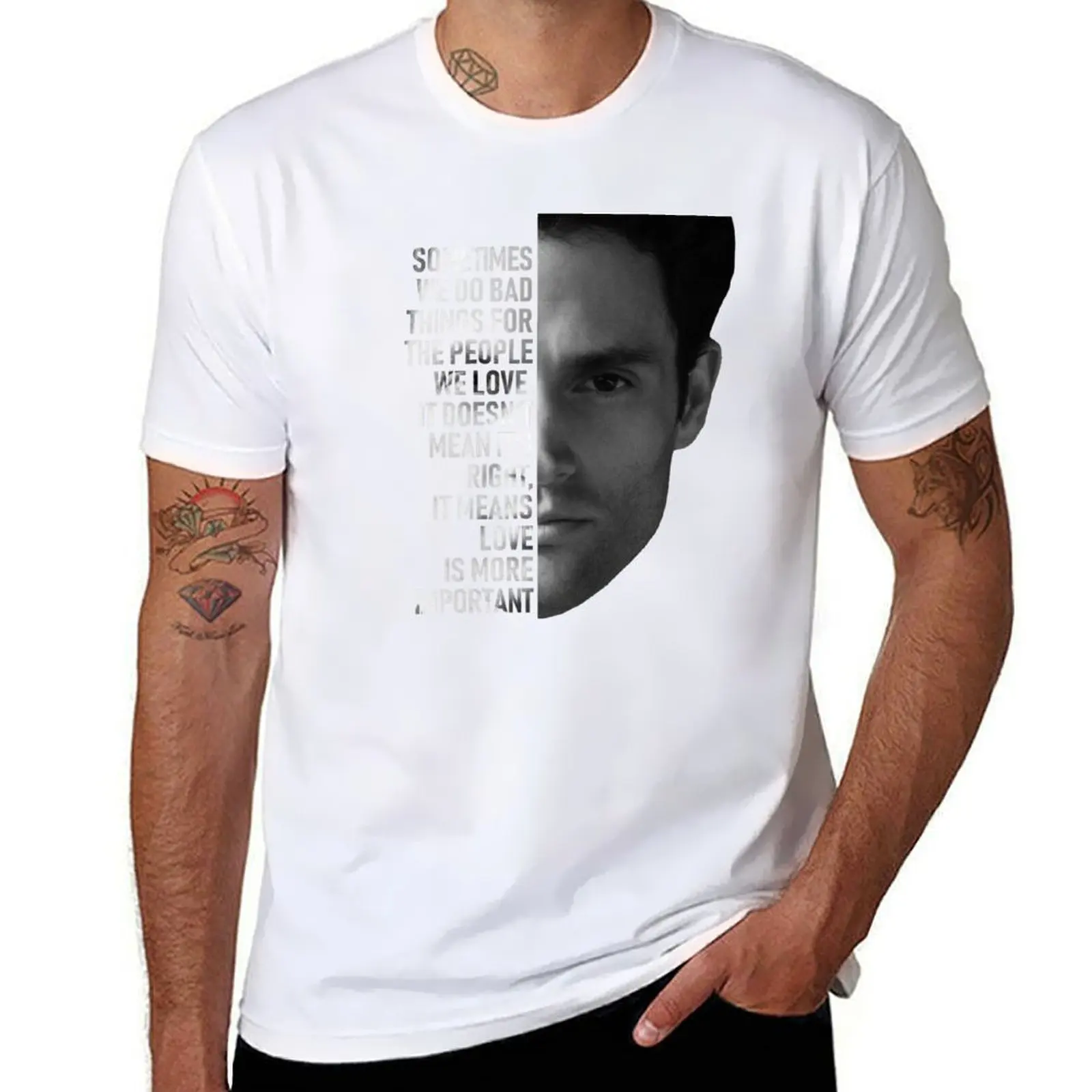 You Joe Goldberg BW T-Shirt Soft Basic Cotton Short Sleeve Tee
You Joe Goldberg BW T-Shirt Soft Basic Cotton Short Sleeve Tee