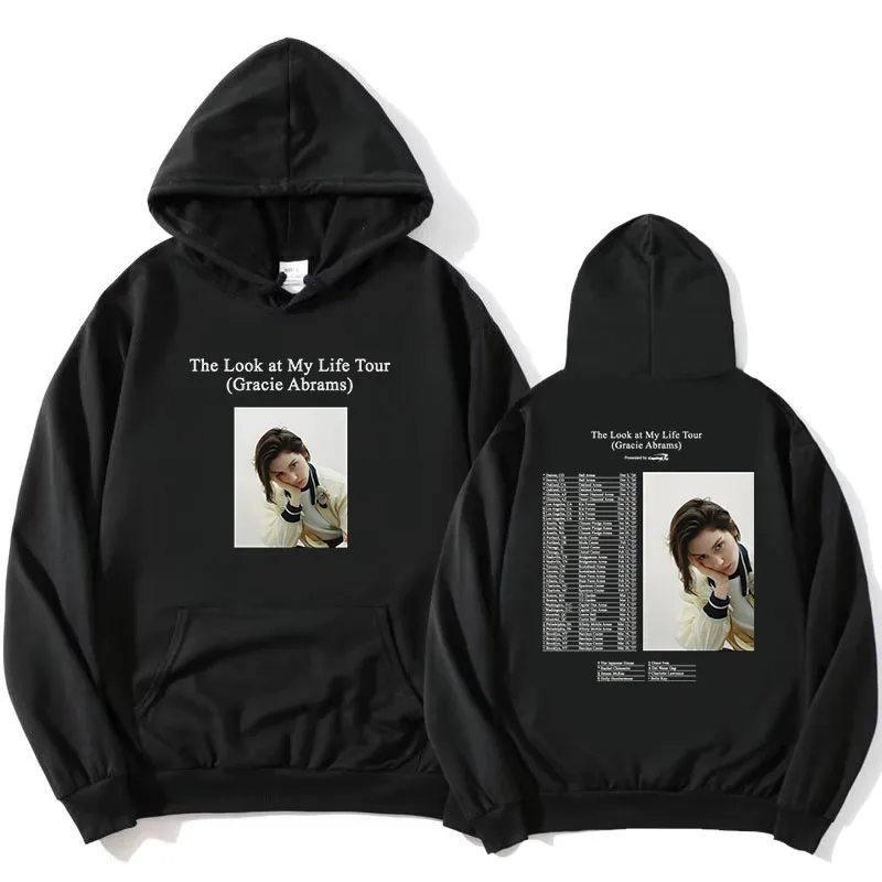 Gracie Abrams Look At My Life Tour 2026-27 Hoodies Fashion Fleece Long Sleeve Hooded Sweatshirt Graphic Merch Loose Pocket Hoody
Gracie Abrams Look At My Life Tour 2026-27 Hoodies Fashion Fleece Long Sleeve Hooded Sweatshirt Graphic Merch Loose Pocket Hoody