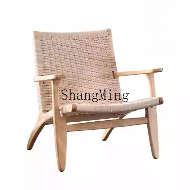 LXY home simple solid wood retro single sofa B & B hotel leisure rope back chair rattan chair 
LXY home simple solid wood retro single sofa B & B hotel leisure rope back chair rattan chair