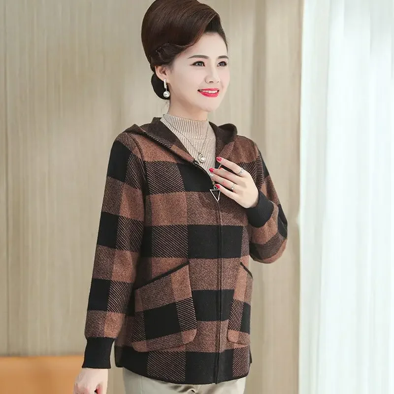Women High Street Casual Plaid Solid Color Zipper Patchwork Warm Cardigan Autumn Winter New Hooded Long Sleeve Fashion Outwear
Women High Street Casual Plaid Solid Color Zipper Patchwork Warm Cardigan Autumn Winter New Hooded Long Sleeve Fashion Outwear