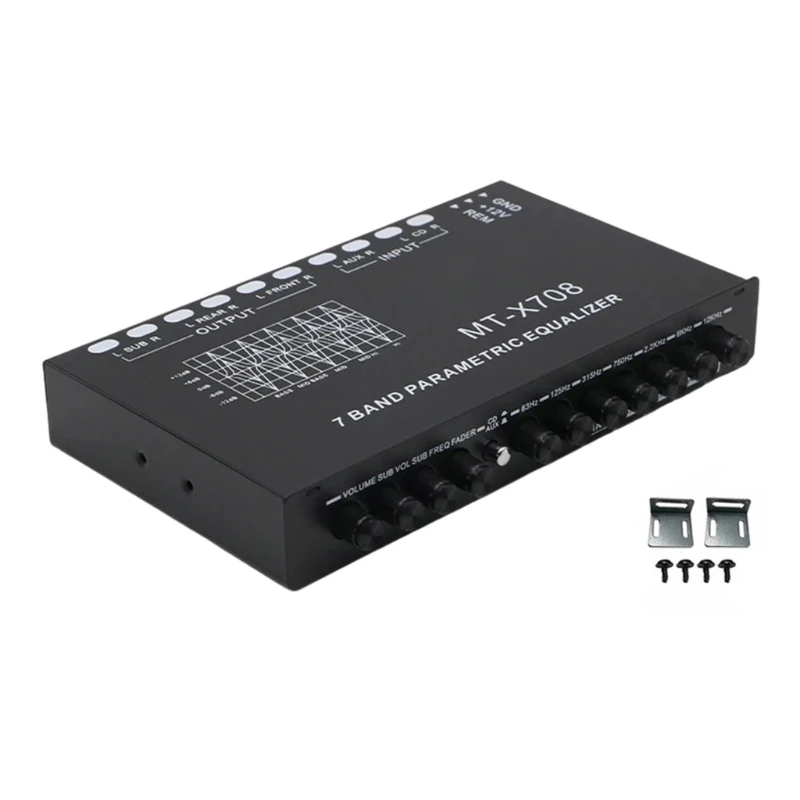 Multifunctional Advanced 7 Band Car Stereo Featuring Front Rear Subwoofer Outputs for Optimally Sound Tuning J60F
Multifunctional Advanced 7 Band Car Stereo Featuring Front Rear Subwoofer Outputs for Optimally Sound Tuning J60F