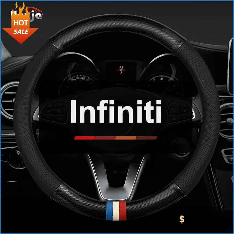 Leather Car Steering Wheel Cover for Infiniti Q30 Q50 QX80 Q70L Q70 Q50 JX M35h GT FX 2013 2014 2015 2016 Auto Accessories
Leather Car Steering Wheel Cover for Infiniti Q30 Q50 QX80 Q70L Q70 Q50 JX M35h GT FX 2013 2014 2015 2016 Auto Accessories
