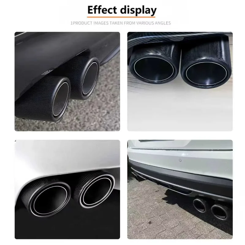 【2026 Hot Selling】High Quality DEX 4-Outlet Universal Carbon Fiber Muffler Dual Exhaust Pipe Tail for 3 Series Cars Glossy 304 S
【2026 Hot Selling】High Quality DEX 4-Outlet Universal Carbon Fiber Muffler Dual Exhaust Pipe Tail for 3 Series Cars Glossy 304 S