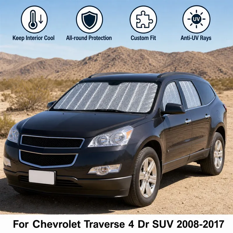 For Chevrolet Traverse 4 Dr SUV 2008-2017 Full Set Car Window Sunshades UV Block Privacy Heat Insulated Foldable Car Curtain
For Chevrolet Traverse 4 Dr SUV 2008-2017 Full Set Car Window Sunshades UV Block Privacy Heat Insulated Foldable Car Curtain