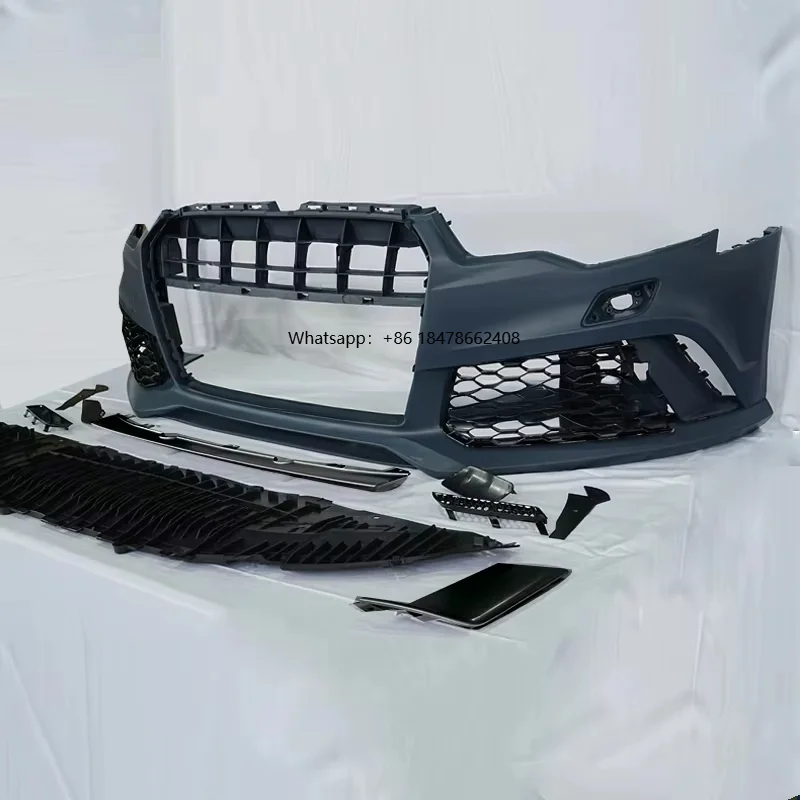 RS6 Bumper Kit Car Parts Front Bumper Assembly Car Grill for A6 S6 Upgrade RS6 2012-2015 C7
RS6 Bumper Kit Car Parts Front Bumper Assembly Car Grill for A6 S6 Upgrade RS6 2012-2015 C7