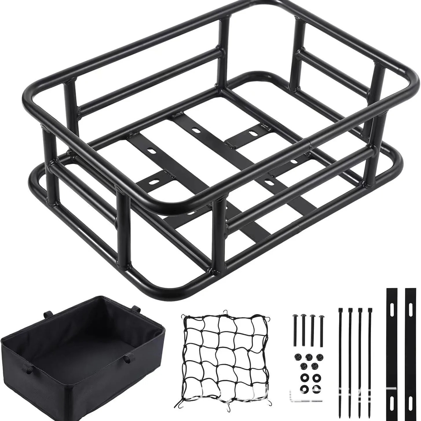 Heavy Duty Electric Bike Takeaway Rack, Large Capacity Multifunctional Basket
Heavy Duty Electric Bike Takeaway Rack, Large Capacity Multifunctional Basket