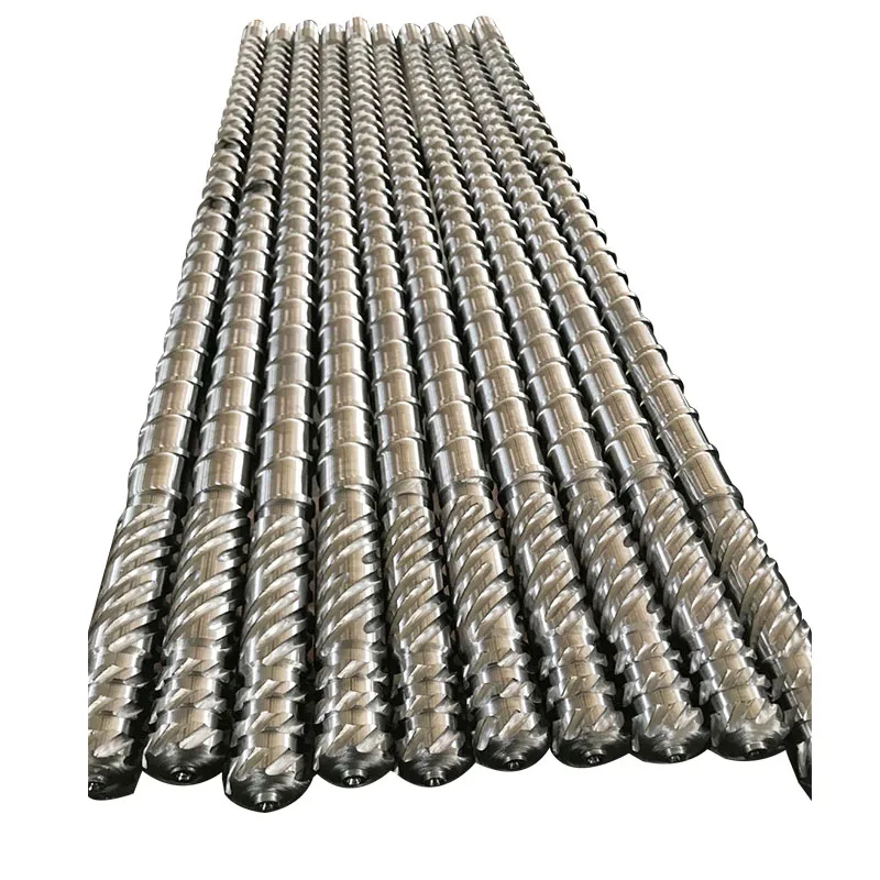 Пластиковое пеллетное оборудование Вспомогательные детали Экструдер из пластикового волокна Винт и цилиндр пеллетера 
Пластиковое пеллетное оборудование Вспомогательные детали Экструдер из пластикового волокна Винт и цилиндр пеллетера