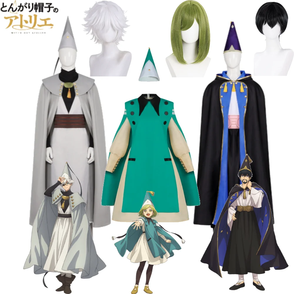 Witch Hat Atelier Koko Coco Qifrey Olruggi Cosplay Costume with Wizard Hat and Cloak Wig Full Set Halloween Role Play Magician
Witch Hat Atelier Koko Coco Qifrey Olruggi Cosplay Costume with Wizard Hat and Cloak Wig Full Set Halloween Role Play Magician