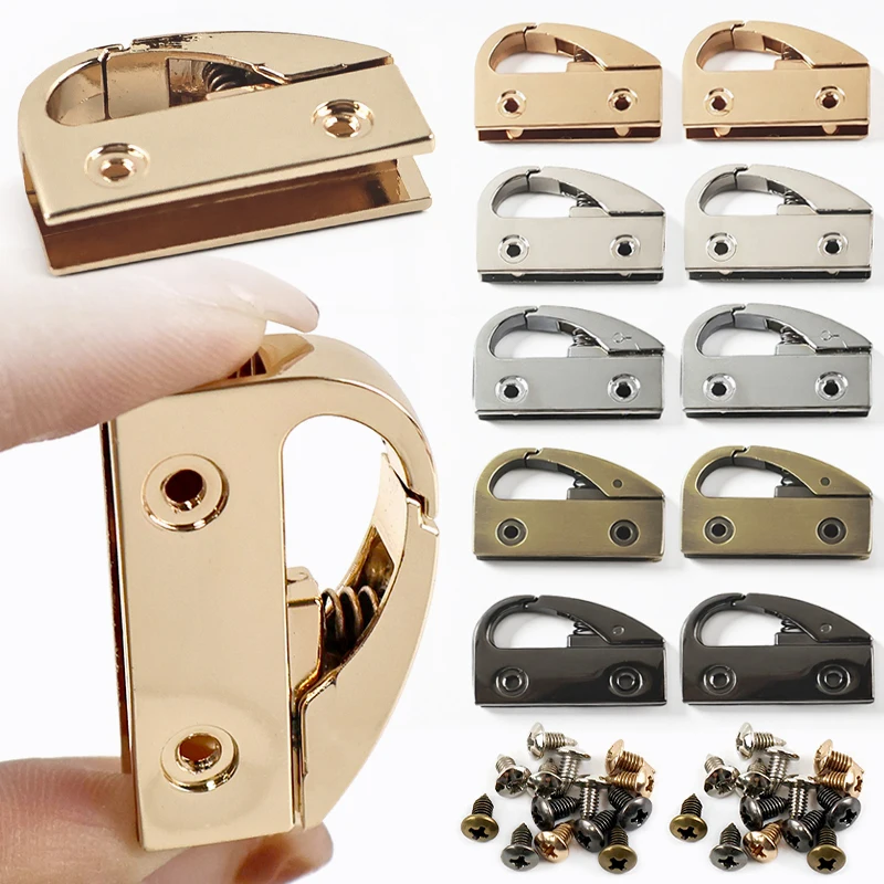 2-10Pc 21*34mm Metal Side Clip Buckles HandBag Strap Chain Hanger Ring Clasp Hook Keychain with Screw Buckle DIY Bag Accessories
2-10Pc 21*34mm Metal Side Clip Buckles HandBag Strap Chain Hanger Ring Clasp Hook Keychain with Screw Buckle DIY Bag Accessories