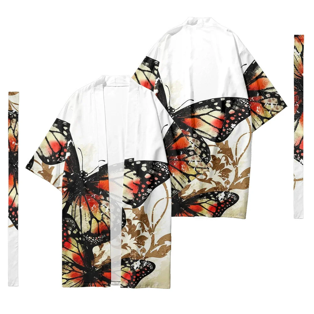 Белое мужское японское длинное кимоно, кардиган, мужской костюм самурая, кимоно с узором бабочки, кимоно, рубашка юката, внешний чехол
Белое мужское японское длинное кимоно, кардиган, мужской костюм самурая, кимоно с узором бабочки, кимоно, рубашка юката, внешний чехол