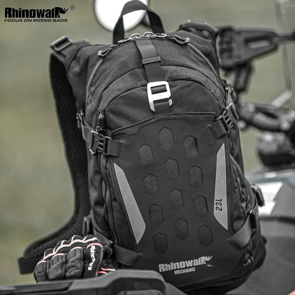 Rhinowalk Motorcycle Backpack Waterproof 23L With Raincover Breathable Back Big capacity Cycling Bag Travel Storage Bag
Rhinowalk Motorcycle Backpack Waterproof 23L With Raincover Breathable Back Big capacity Cycling Bag Travel Storage Bag