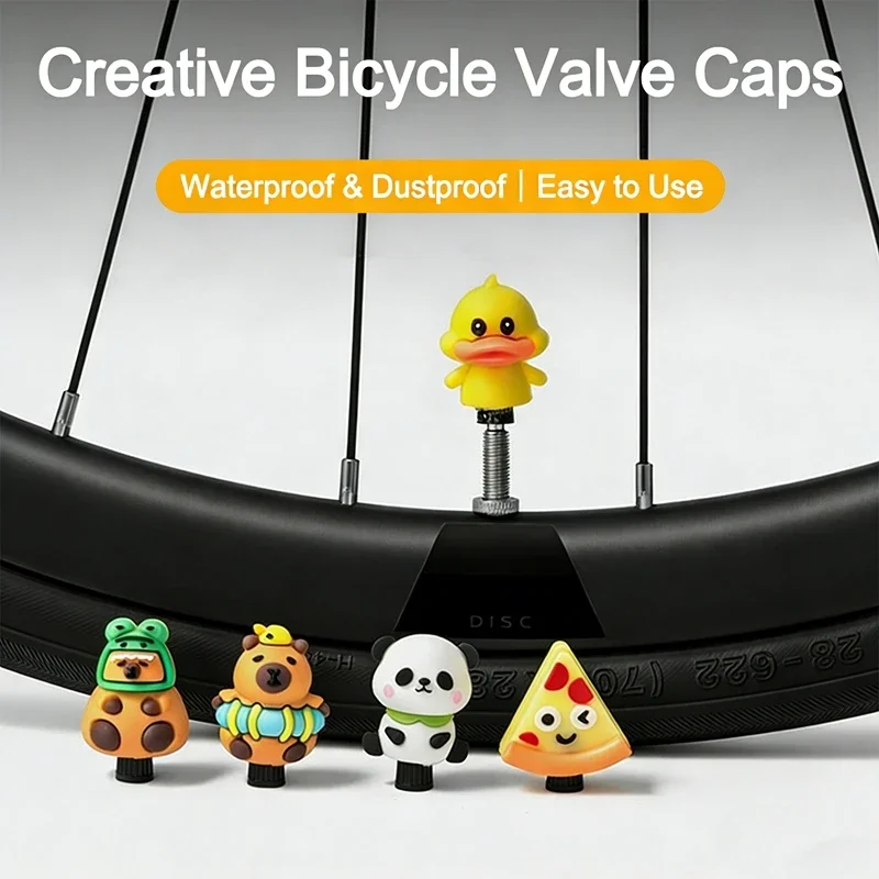 4PCS Cute Valve Core Cap Bike Accessories Universal Cartoon Motorbike Mtb Road Bicycle Tire Valve Cap Mouth Riding Accessories
4PCS Cute Valve Core Cap Bike Accessories Universal Cartoon Motorbike Mtb Road Bicycle Tire Valve Cap Mouth Riding Accessories