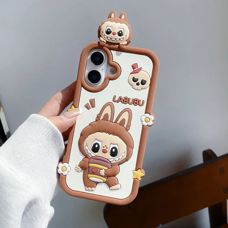 Funny Cartoon Labubu Monsters Toy Case For iPhone 13 14 15 Plus 16 Pro Max Soft Silicone Cover
Funny Cartoon Labubu Monsters Toy Case For iPhone 13 14 15 Plus 16 Pro Max Soft Silicone Cover