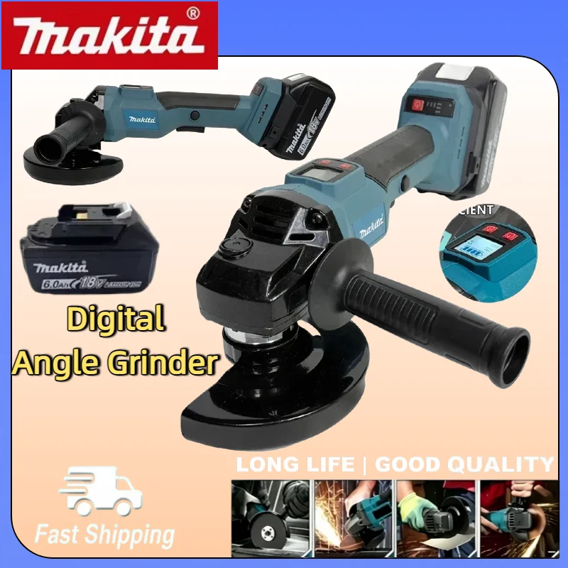 Makita High Power Brushless Digital Display Impact Angle Grinder, DIY Electric Power Tools Polishing Grinding Machine 18V
Makita High Power Brushless Digital Display Impact Angle Grinder, DIY Electric Power Tools Polishing Grinding Machine 18V