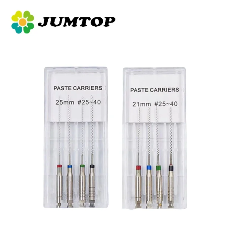 JUMTOP Dental Rotary Paste Carriers 21mm 25mm #25-#40 Assorted Spiral Filler Endodontic Filling Paste Drill Engine Use
JUMTOP Dental Rotary Paste Carriers 21mm 25mm #25-#40 Assorted Spiral Filler Endodontic Filling Paste Drill Engine Use