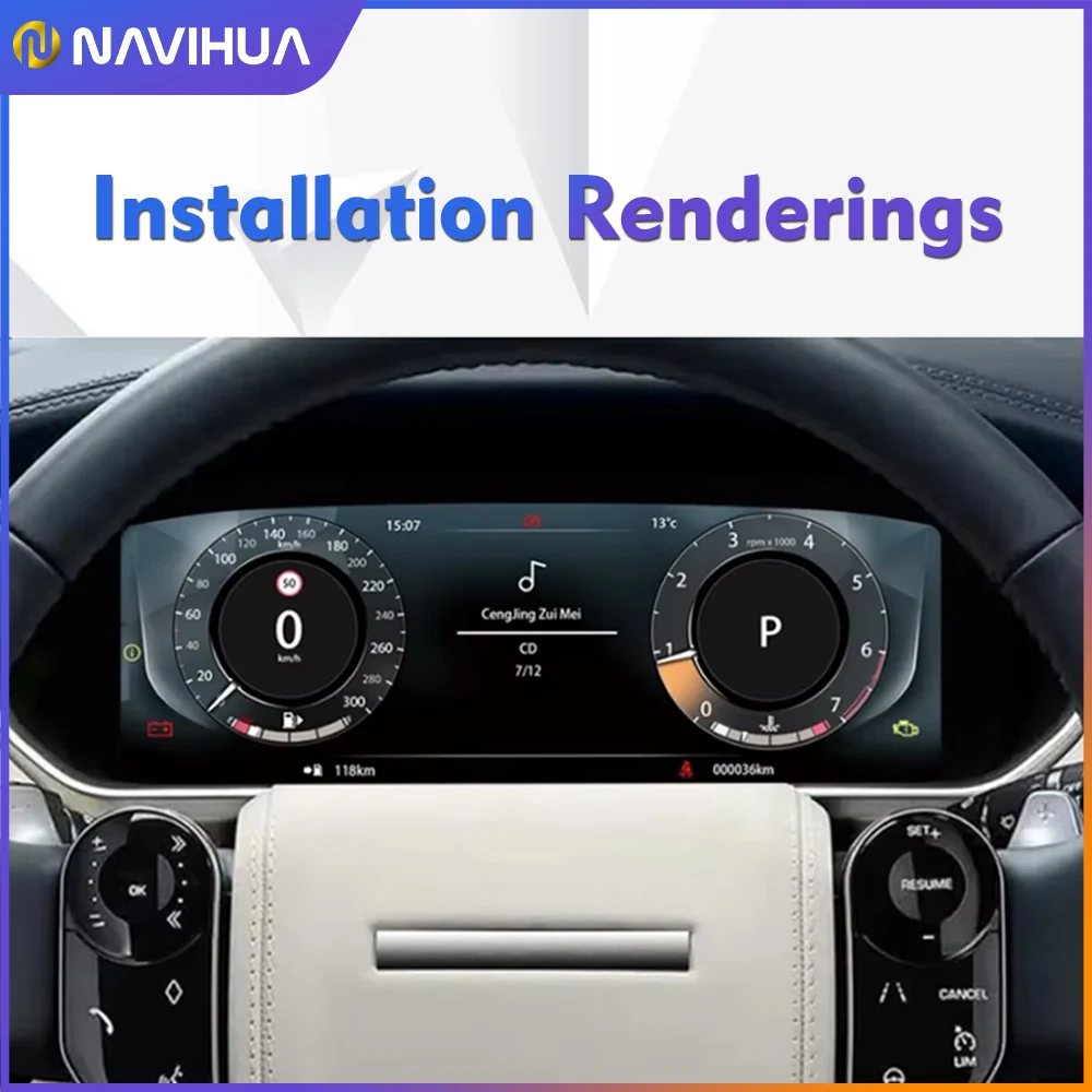 New Car LCD Dashboard Carplay for Land Rover Discovery 5 Car Virtual Cockpit Speedometer Linux System Digital Cluster Instrument
New Car LCD Dashboard Carplay for Land Rover Discovery 5 Car Virtual Cockpit Speedometer Linux System Digital Cluster Instrument