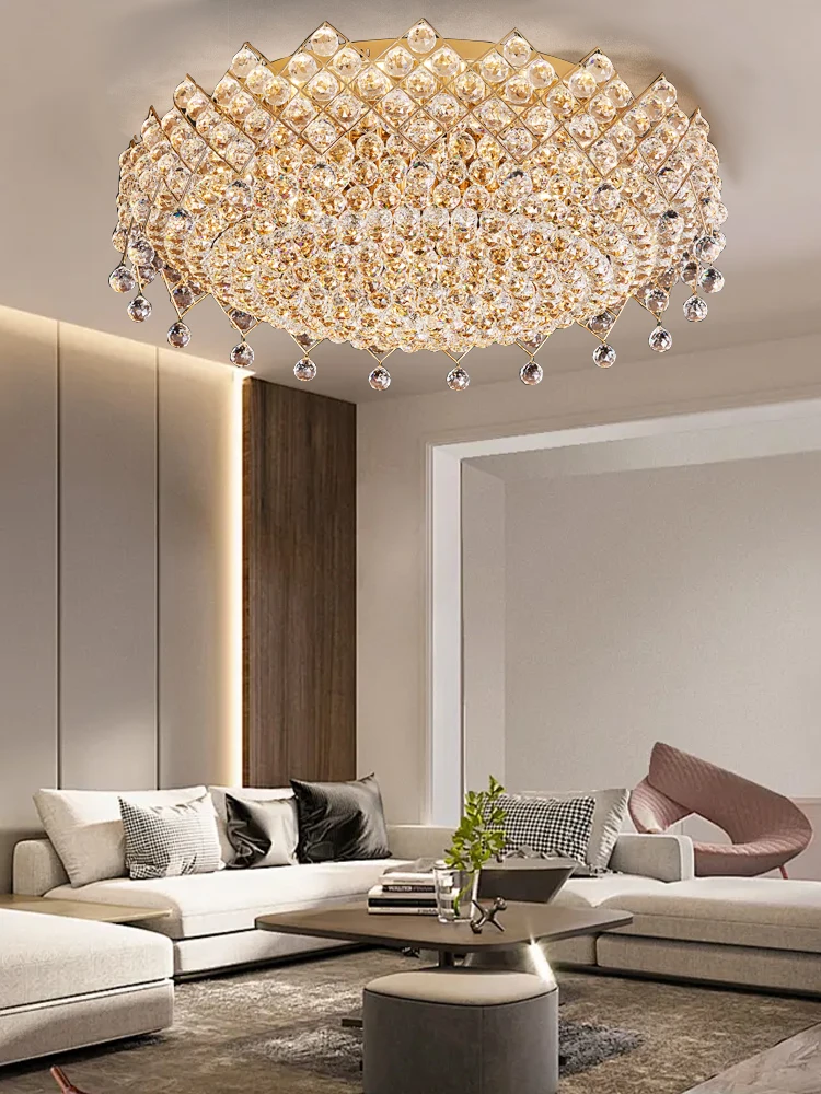 2025 Designer Crystal Ball Ceiling Lamp Luxury Home Decoration Gold Light Fixture For Living Room Lamparas De Techo
2025 Designer Crystal Ball Ceiling Lamp Luxury Home Decoration Gold Light Fixture For Living Room Lamparas De Techo