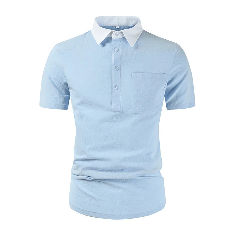Summer New Men's Lapel Short Sleeve Loose Popular Button-down Shirt Fashion Comfortable Top Gift
Summer New Men's Lapel Short Sleeve Loose Popular Button-down Shirt Fashion Comfortable Top Gift