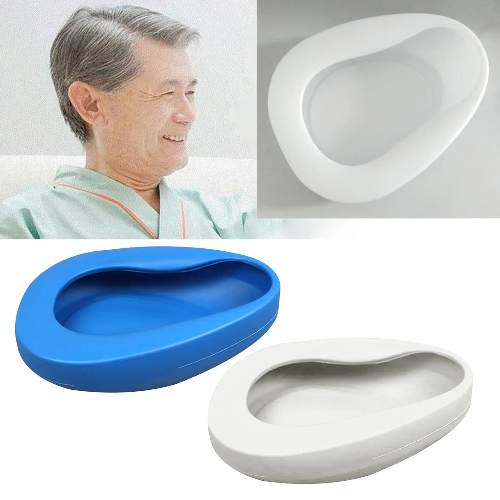 Bedpan Comfortable Durable for Home Use Thicken Stable for Bedridden Patient
Bedpan Comfortable Durable for Home Use Thicken Stable for Bedridden Patient