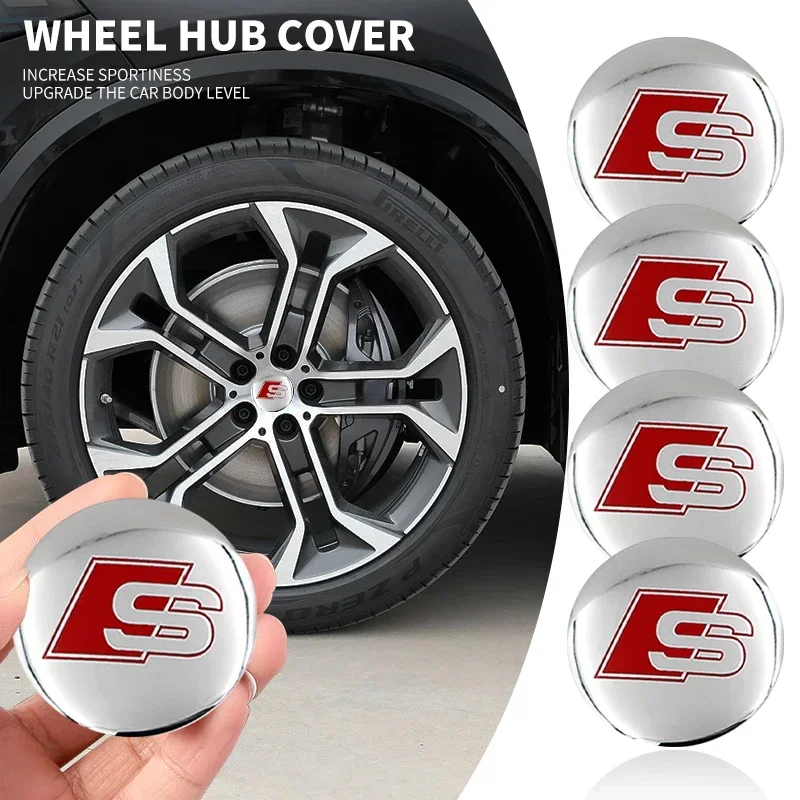 4PCS 56mm Car Styling Wheel Hub Caps Emblem Badge Stickers Decoration For Audi S line TT a4 b8 b6 a3 8p a6 c7 c8 a5 Accessories
4PCS 56mm Car Styling Wheel Hub Caps Emblem Badge Stickers Decoration For Audi S line TT a4 b8 b6 a3 8p a6 c7 c8 a5 Accessories