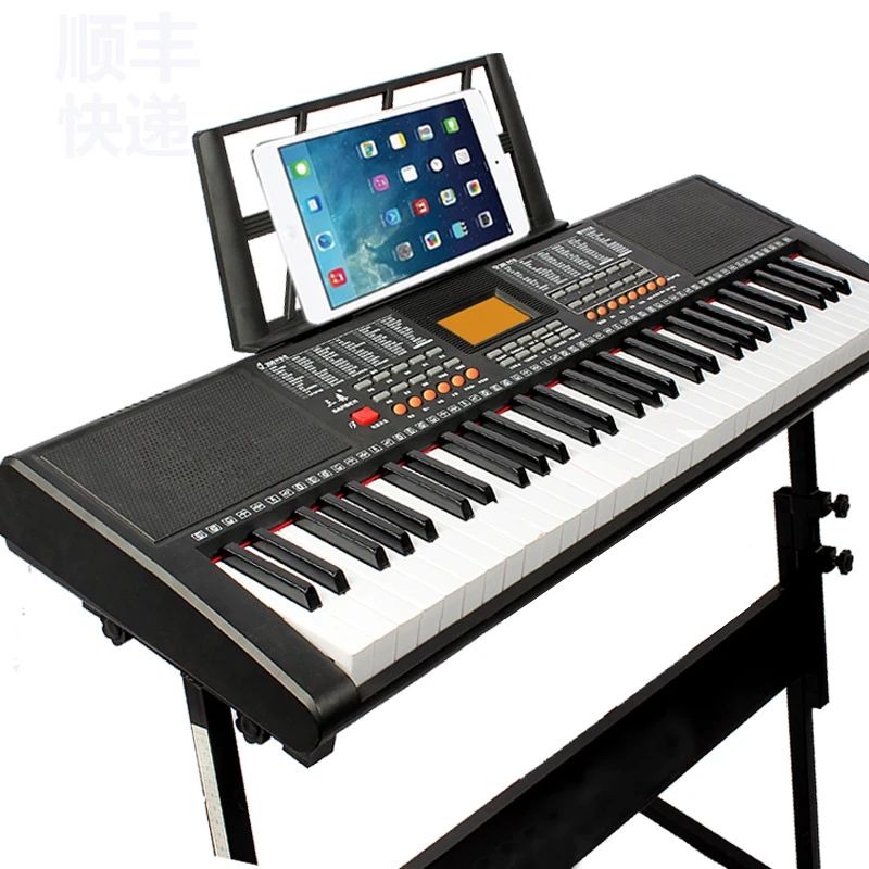 MYMUSIC Digital Piano 61 Keys Musical Keyboard Instruments Electronic Organ With USB MP3 For Beginners
MYMUSIC Digital Piano 61 Keys Musical Keyboard Instruments Electronic Organ With USB MP3 For Beginners