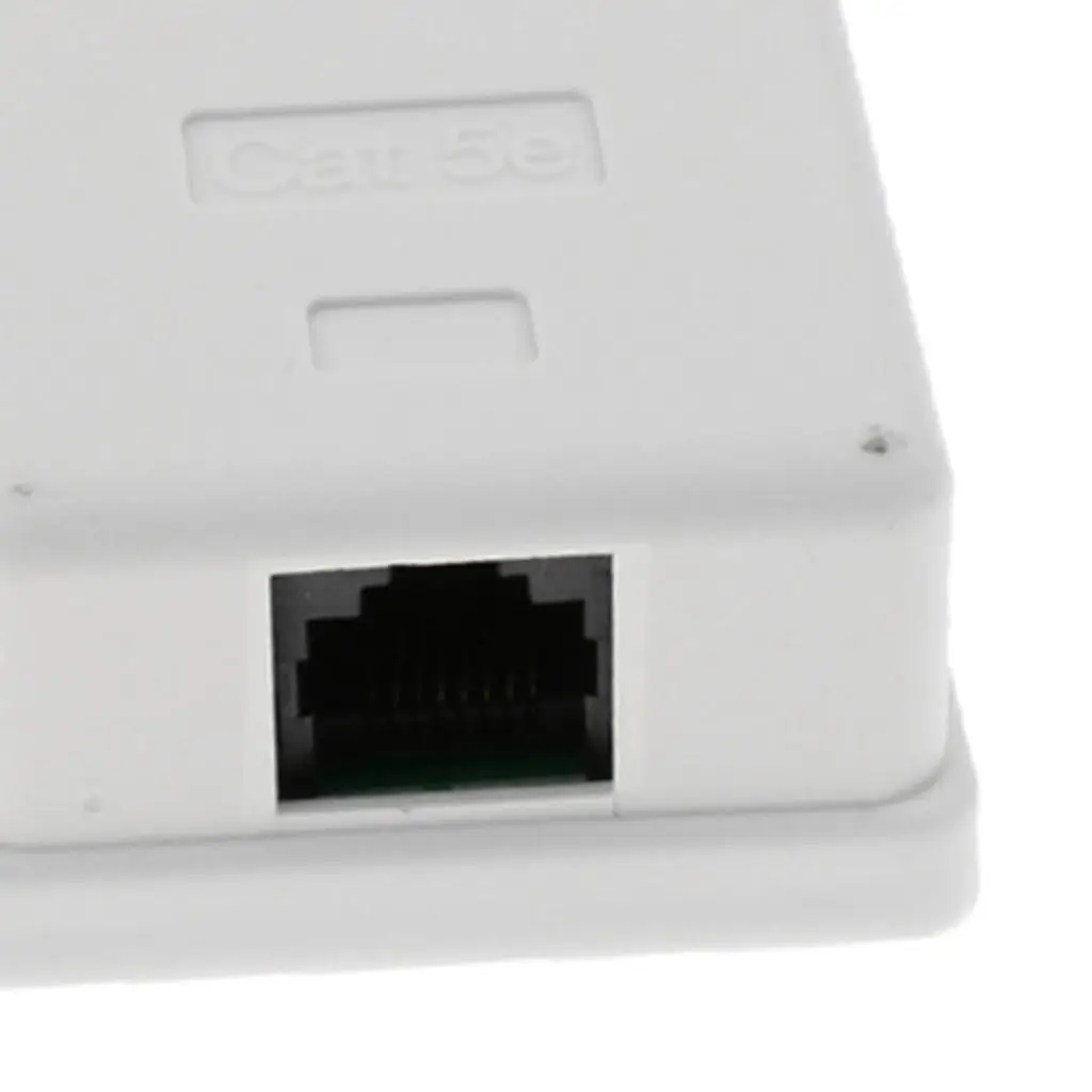 ABS Plastic Cat5e Surface Mount Box 1 Port Keystone Jack Panel for Ethernet Work Area Connection
ABS Plastic Cat5e Surface Mount Box 1 Port Keystone Jack Panel for Ethernet Work Area Connection