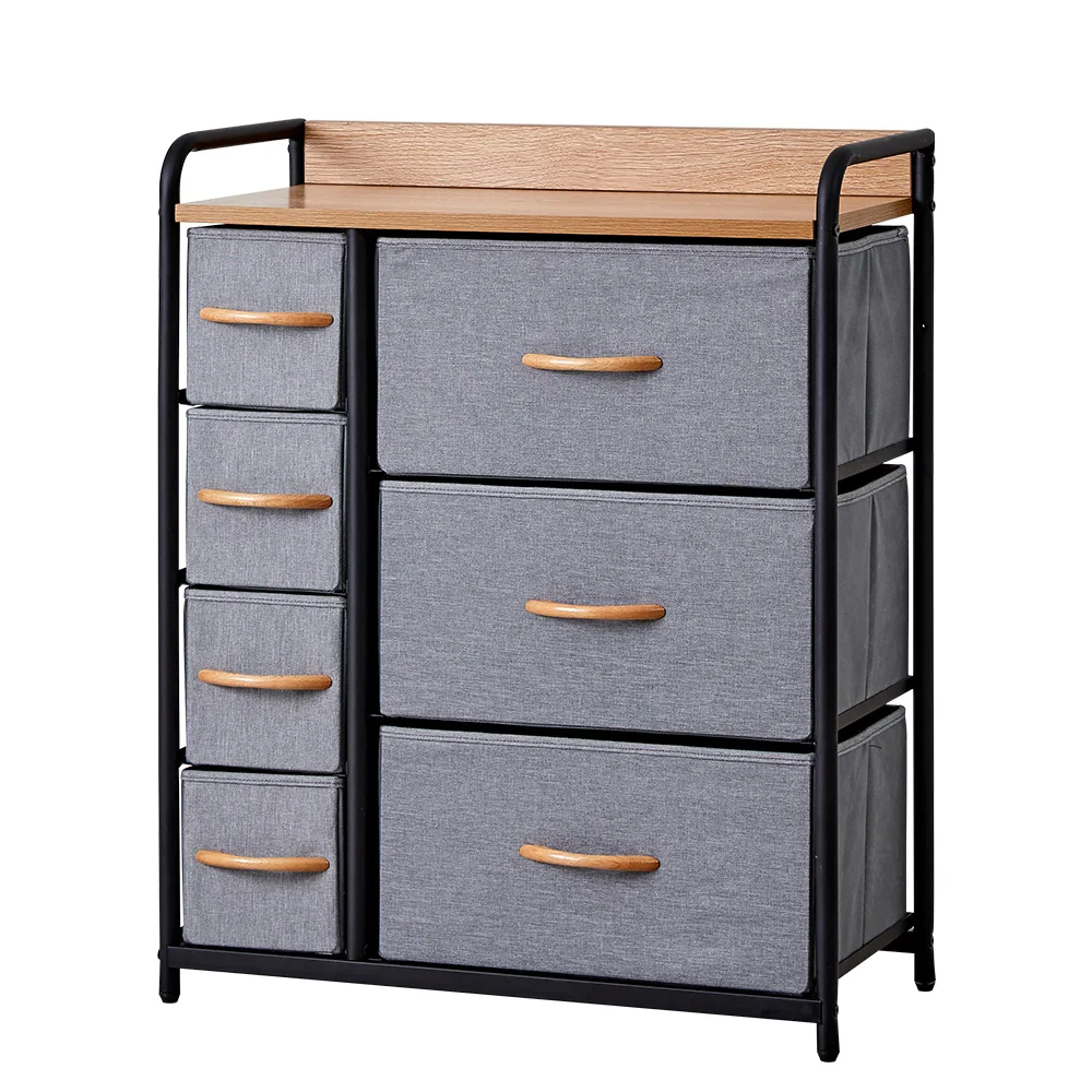 Chest of Drawers Fabric Storage Dresser with Wood Top Dark Grey Cabinet Living Room Furniture Cloth Organizer
Chest of Drawers Fabric Storage Dresser with Wood Top Dark Grey Cabinet Living Room Furniture Cloth Organizer