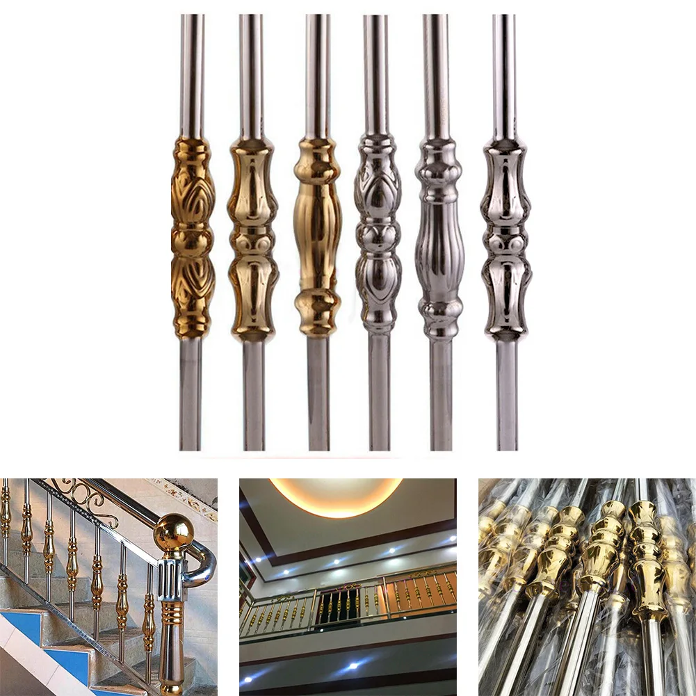 Stainless Steel Stairs Column Stairs Rods Balcony Accessories Baluster Column European Style Spindles Stairway Replacement
Stainless Steel Stairs Column Stairs Rods Balcony Accessories Baluster Column European Style Spindles Stairway Replacement