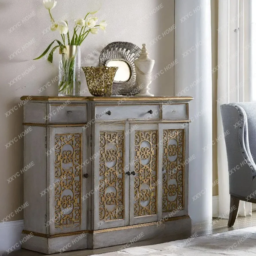 antique solid wood porch cabinet, rural retro carved chest cabinet, custom
antique solid wood porch cabinet, rural retro carved chest cabinet, custom