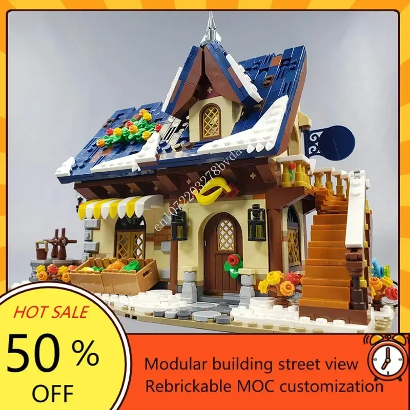1454PCS Winter Grocer Modular MOC Creative street view Model Building Blocks Architecture DIY Education Assembly Model Toy Gifts
1454PCS Winter Grocer Modular MOC Creative street view Model Building Blocks Architecture DIY Education Assembly Model Toy Gifts