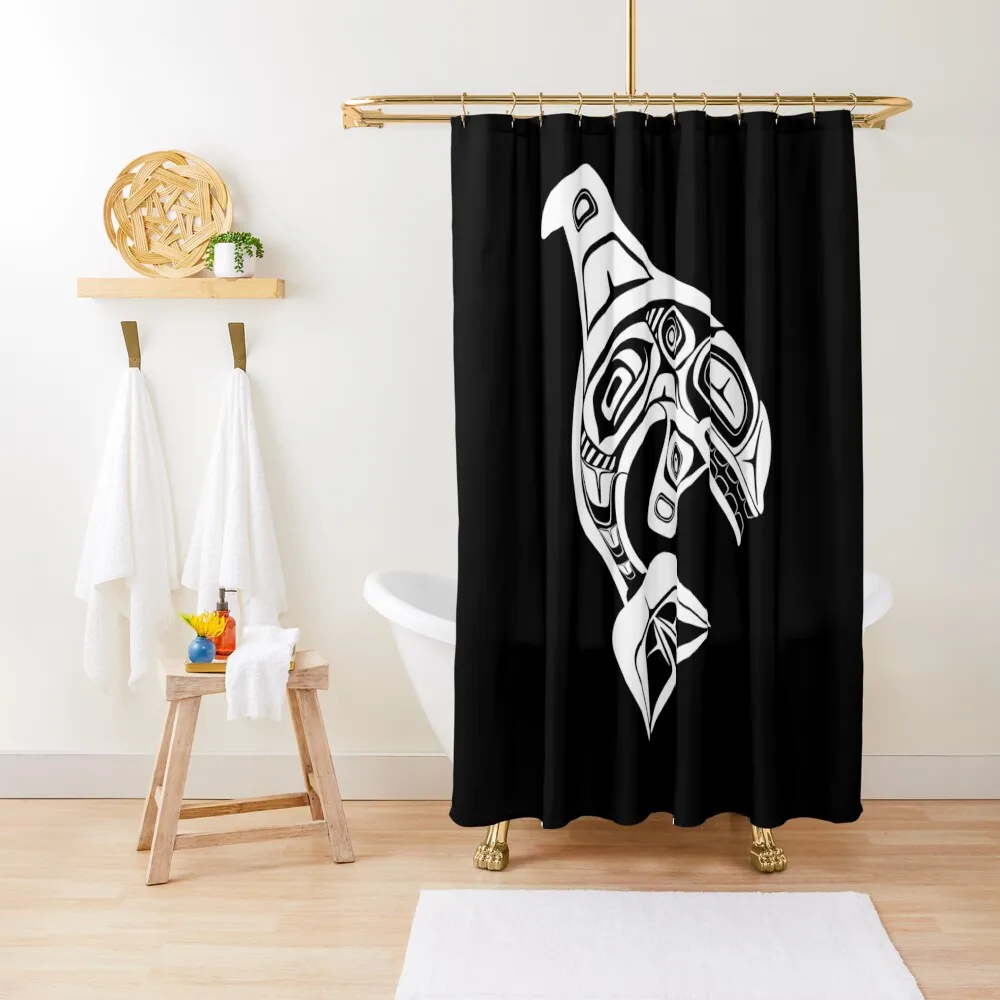 White Orca native formline design Shower Curtain Cover Luxury Bathroom Anime Shower Curtain
White Orca native formline design Shower Curtain Cover Luxury Bathroom Anime Shower Curtain