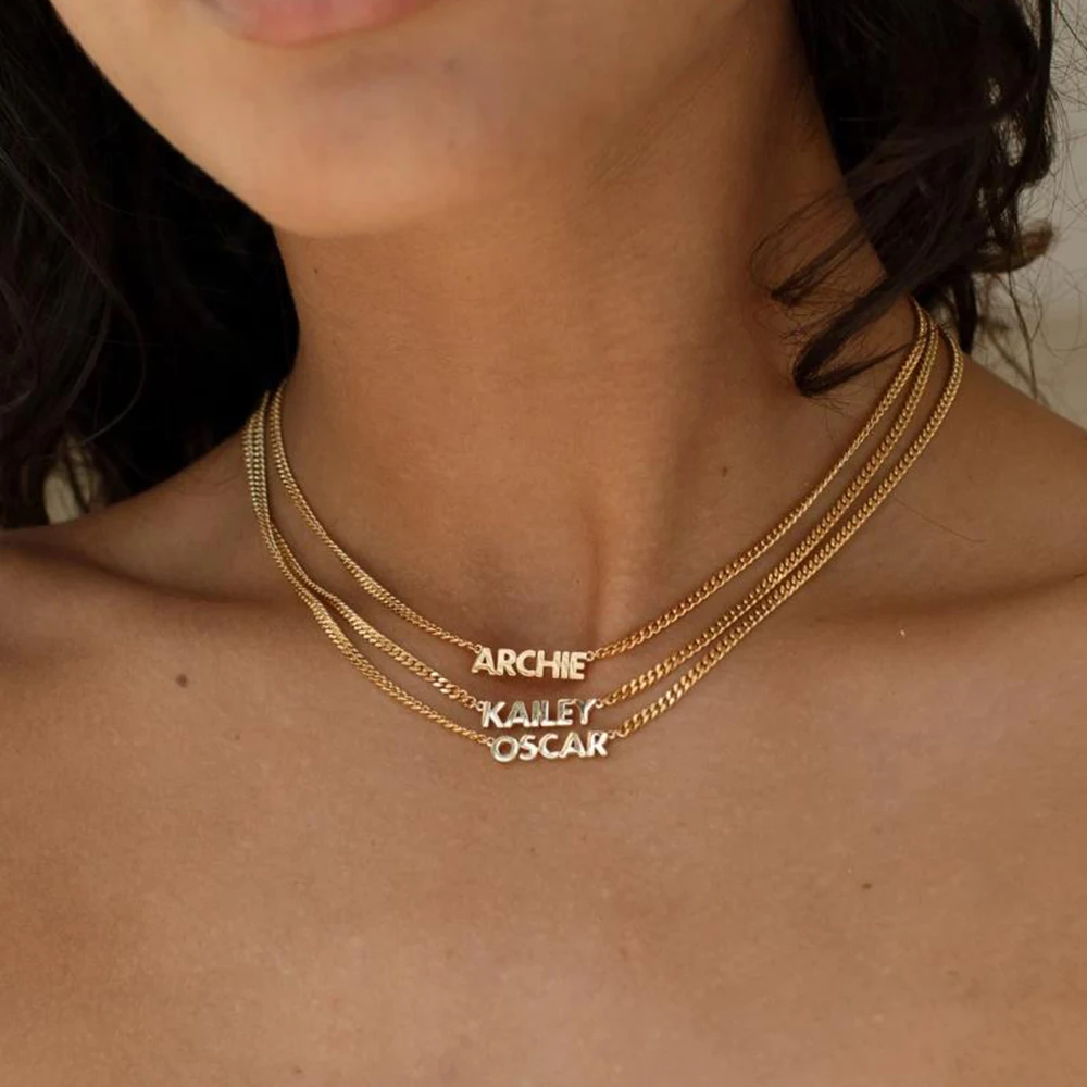 Customized name necklaces, Cuban chains, Exquisite custom name necklaces, Personalized jewelry gifts
Customized name necklaces, Cuban chains, Exquisite custom name necklaces, Personalized jewelry gifts