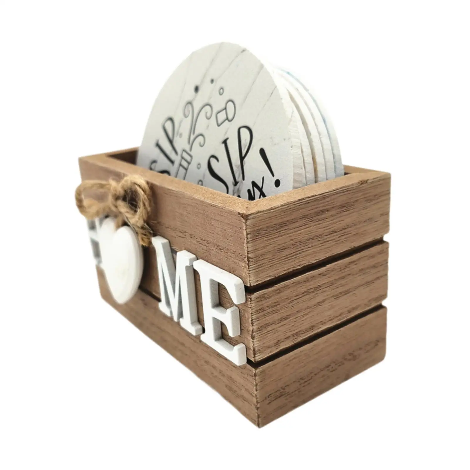 6 Pieces Wooden Coasters Set with Holder Kitchen Accessories Home Decoration Drink Coasters for Drinking Glasses Dining Table
6 Pieces Wooden Coasters Set with Holder Kitchen Accessories Home Decoration Drink Coasters for Drinking Glasses Dining Table