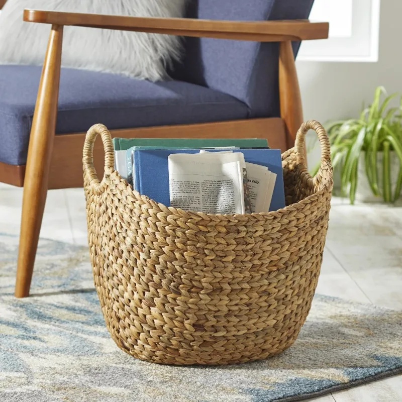 Extra Large Natural Water Hyacinth Boat Shape Decorative Storage Basket, Keep Your Room Tidy
Extra Large Natural Water Hyacinth Boat Shape Decorative Storage Basket, Keep Your Room Tidy