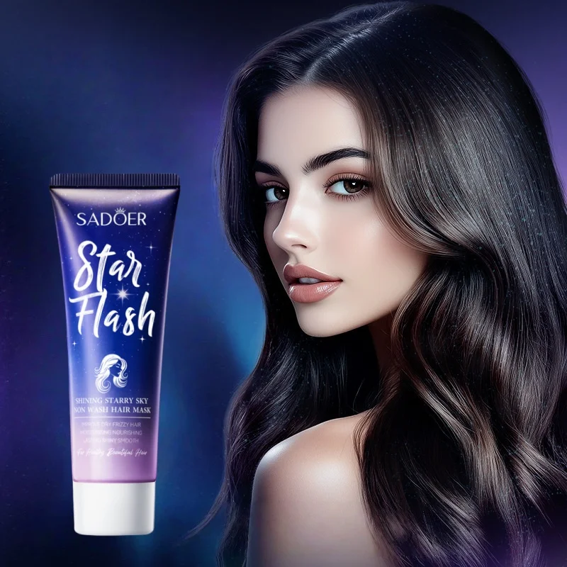 80g Starry Sky Leave-In Hair Mask Contains Sodium Hyaluronate, Hydrolyzed Keratin, Glycerin and Other Beneficial Ingredients, Deeply Moisturizes and Replenishes Moisture and Nutrients for the Hair. Easy to Comb and Doesn'T Leave Knots.
80g Starry Sky Leave-In Hair Mask Contains Sodium Hyaluronate, Hydrolyzed Keratin, Glycerin and Other Beneficial Ingredients, Deeply Moisturizes and Replenishes Moisture and Nutrients for the Hair. Easy to Comb and Doesn'T Leave Knots.