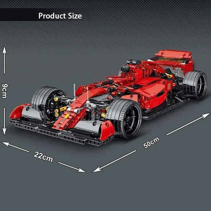 Newest Building blocks F1 Form SF90 model racing car children's puzzle difficult boys' toy assembling contest building blocks
Newest Building blocks F1 Form SF90 model racing car children's puzzle difficult boys' toy assembling contest building blocks