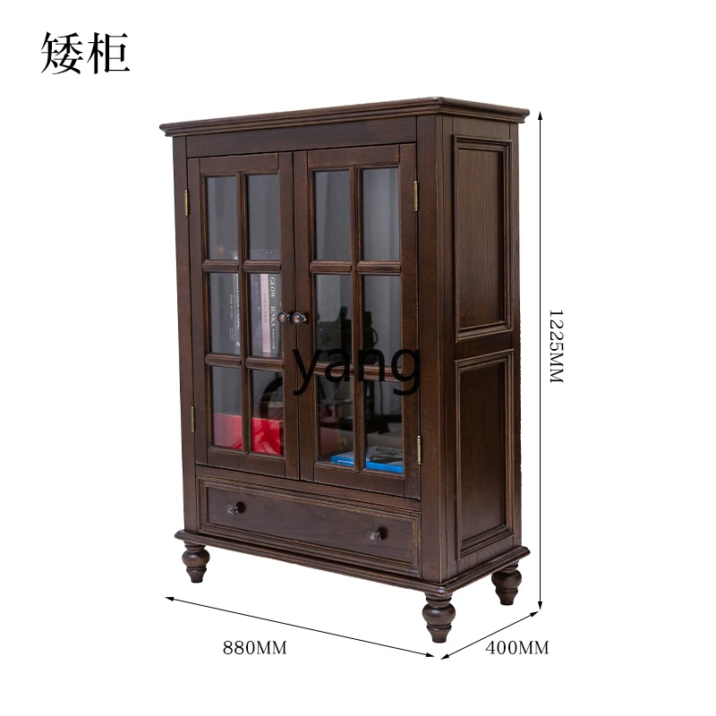 lmm American Style Solid Wood Vintage Double Door TV Cabinet Storage Dining Room Entryway Cabinet Wall-Mounted Display Cabinet
lmm American Style Solid Wood Vintage Double Door TV Cabinet Storage Dining Room Entryway Cabinet Wall-Mounted Display Cabinet