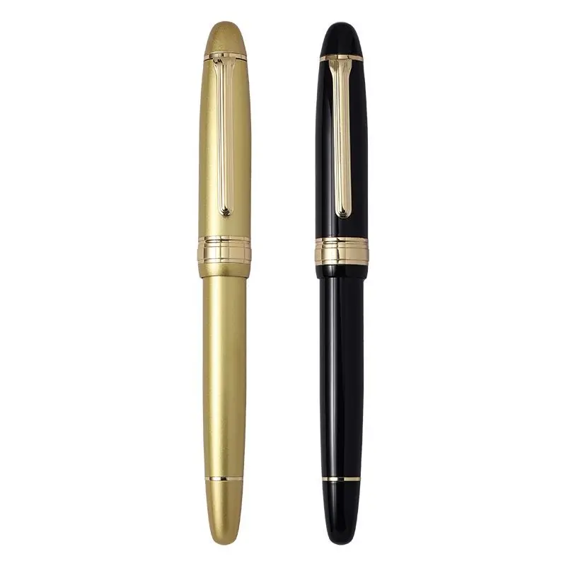 BALAOYE Exquisite Business Fountain Pen Signature Replaceable Ink Bag Equipped with Ink Absorber Gold Clip Pen Long Knife Nib
BALAOYE Exquisite Business Fountain Pen Signature Replaceable Ink Bag Equipped with Ink Absorber Gold Clip Pen Long Knife Nib