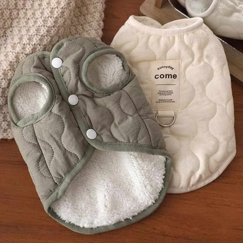 Warm Vest for Dogs and Cats, Pet Clothing, Dog Going Out, traction Buckle, Autumn and Winter
Warm Vest for Dogs and Cats, Pet Clothing, Dog Going Out, traction Buckle, Autumn and Winter