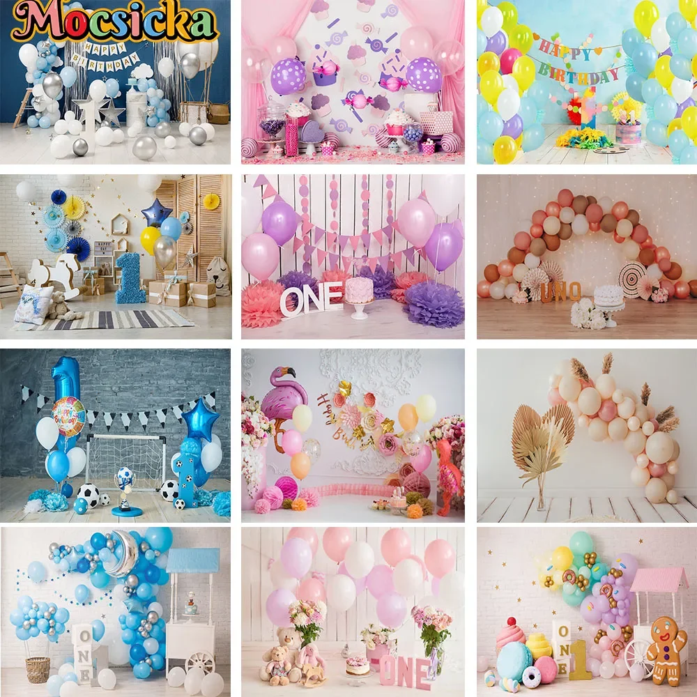Mocsicka Photography Background Decoration Balloon Girl Boy 1st Birthday Party Cake Smash Backdrop Banner Newborn Photo Studio
Mocsicka Photography Background Decoration Balloon Girl Boy 1st Birthday Party Cake Smash Backdrop Banner Newborn Photo Studio