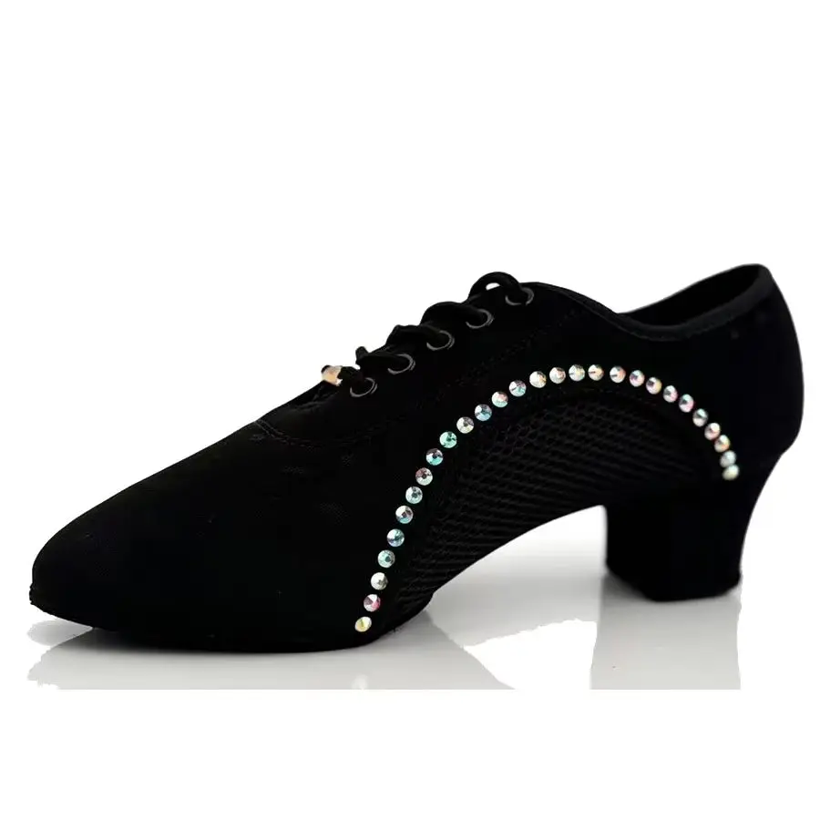 Dance Shoes Women Satin Ballroom Rhinestone Closed Toe 5cm Heels Latin Salsa Tango Professional Practice Black Dancing Shoes
Dance Shoes Women Satin Ballroom Rhinestone Closed Toe 5cm Heels Latin Salsa Tango Professional Practice Black Dancing Shoes
