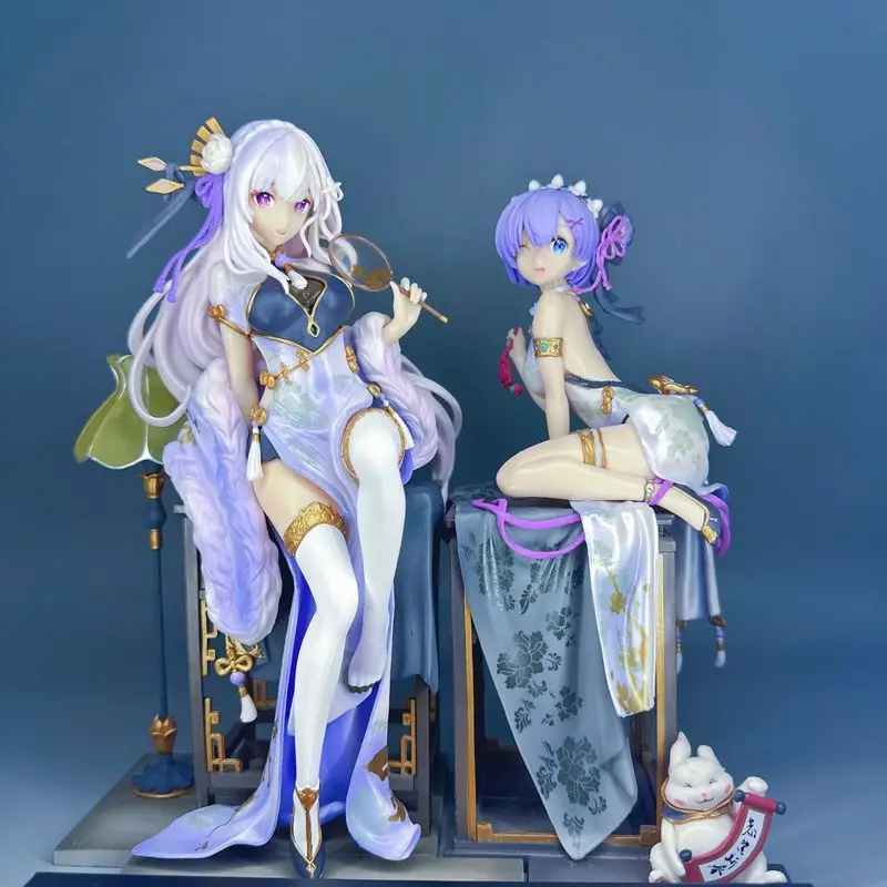 Ming'Erwu Re:Zero Chinese Style Figure Emilia Rem Cheongsam Scene Model 2D Guofeng Anime Figures Statue Collectible Toys Gifts
Ming'Erwu Re:Zero Chinese Style Figure Emilia Rem Cheongsam Scene Model 2D Guofeng Anime Figures Statue Collectible Toys Gifts