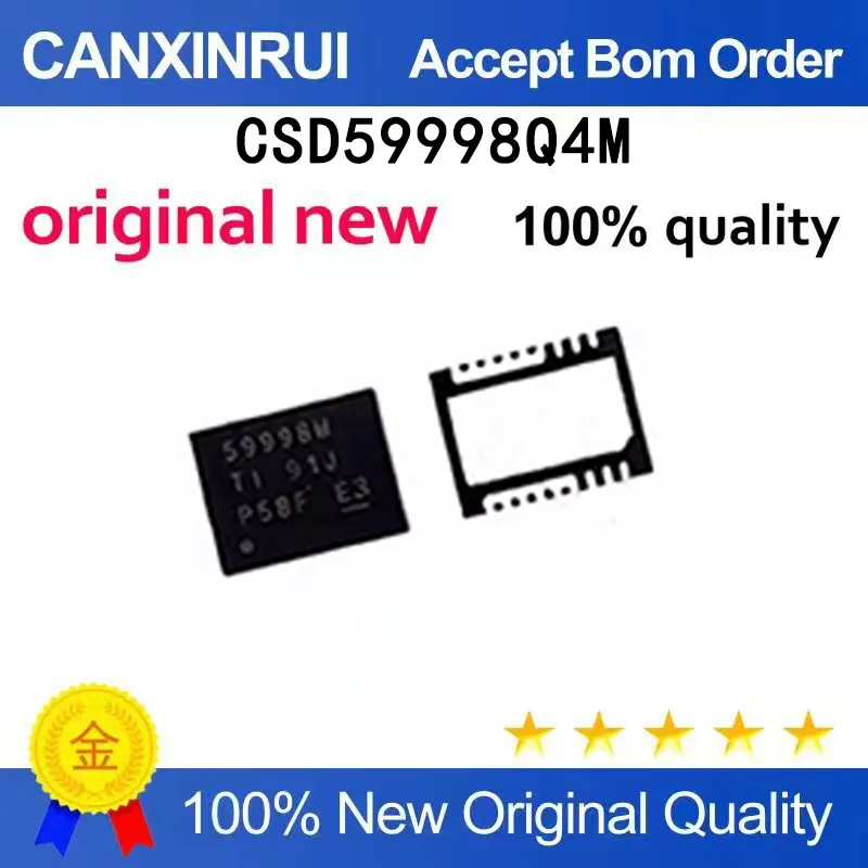 (5pcs-100pcs)New CSD59998Q4M silk screen 59998M patch QFN8 power management driver IC
(5pcs-100pcs)New CSD59998Q4M silk screen 59998M patch QFN8 power management driver IC