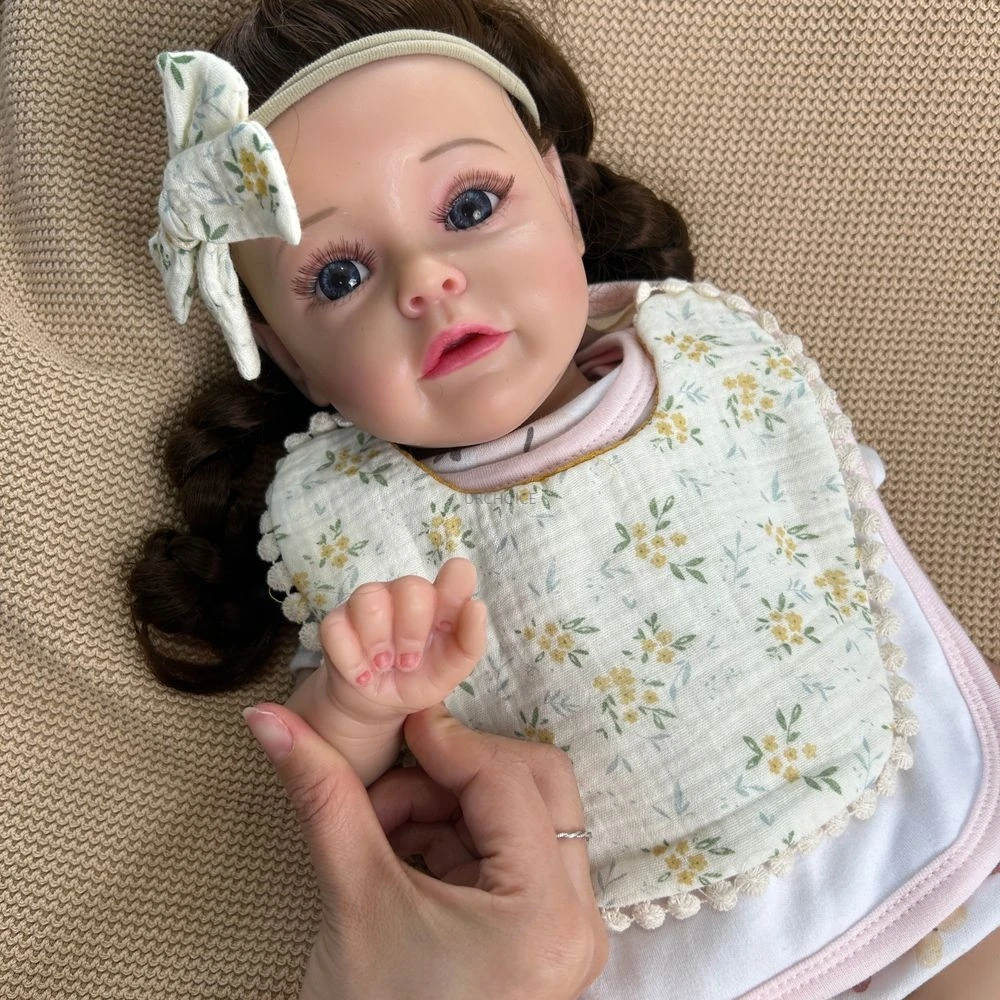 50cm Realistic Flexible Silicone Reborn Baby Girl Lifelike Details Waterproof Materials For Educational Tools Christmas Gift
50cm Realistic Flexible Silicone Reborn Baby Girl Lifelike Details Waterproof Materials For Educational Tools Christmas Gift
