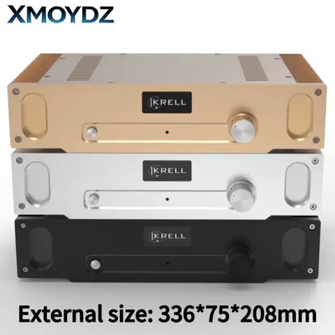 Amplifier Chassis All Aluminum 1969 Class A Power Amplifier Case 336*75*208mm HiFi Small A Amp DIY Shell For DAC Preamplifier