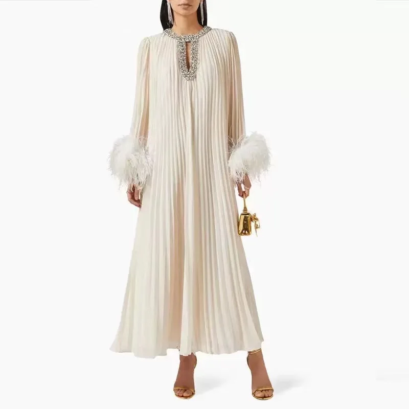 Ele Long Sve Draped Diamond Embellied Cheetah Print Dr Loose Fit A-Line Silhouette Home Wedding Par Ocn
Ele Long Sve Draped Diamond Embellied Cheetah Print Dr Loose Fit A-Line Silhouette Home Wedding Par Ocn