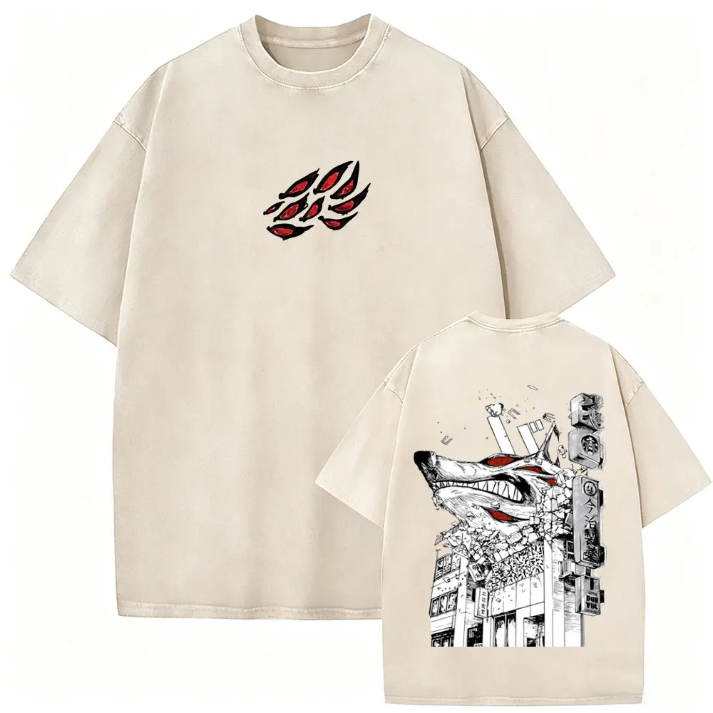 Washed Vintage Anime Chainsaw Man T-shirt Hayakawa Aki Summon Kon Fox Devil Graphic T Shirts Men Women Casual Fashion T-shirts
Washed Vintage Anime Chainsaw Man T-shirt Hayakawa Aki Summon Kon Fox Devil Graphic T Shirts Men Women Casual Fashion T-shirts