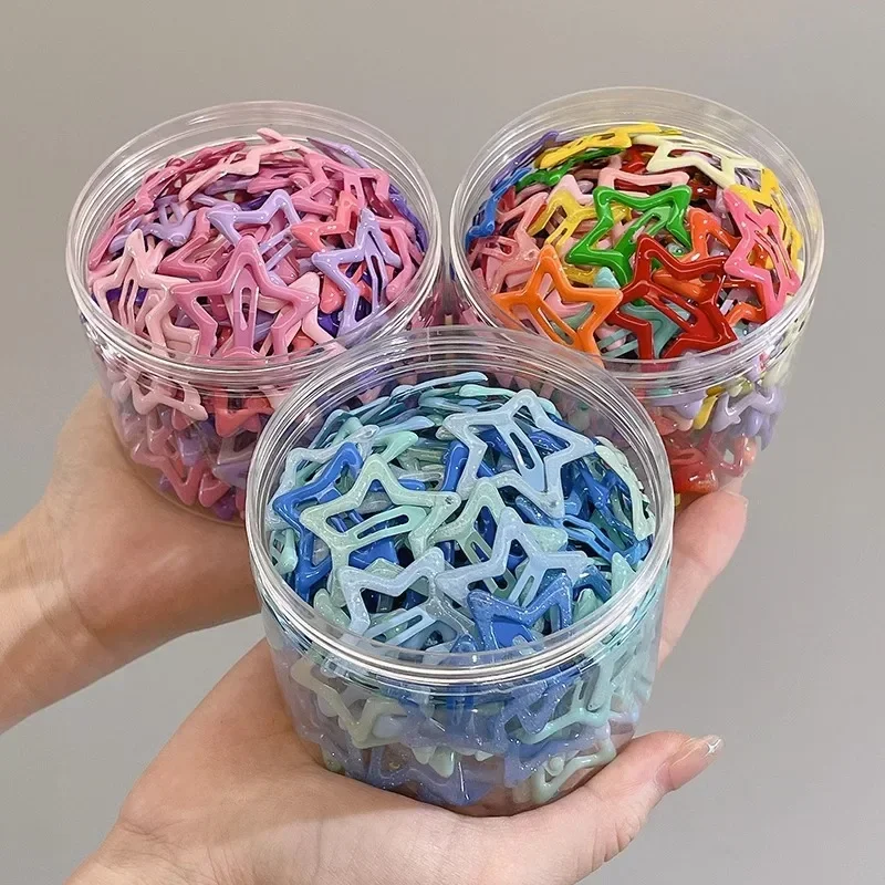 Colorful Kawaii Star Barrettes Y2K Spicy Girls BB Solid Star Hairclips Metal Snap Clip Headdress Hair Jewelry Gifts Wholesale
Colorful Kawaii Star Barrettes Y2K Spicy Girls BB Solid Star Hairclips Metal Snap Clip Headdress Hair Jewelry Gifts Wholesale